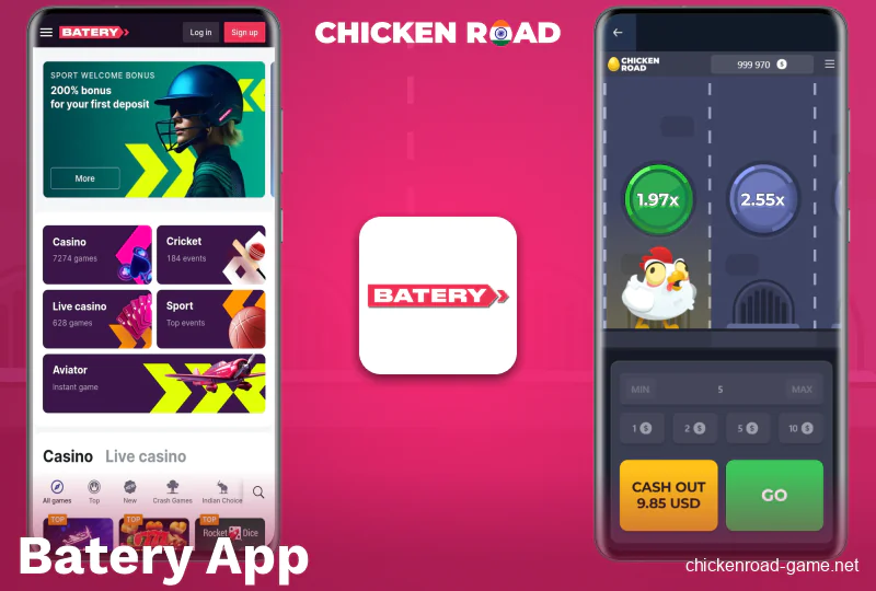 Download the Batery Chicken Road IN app