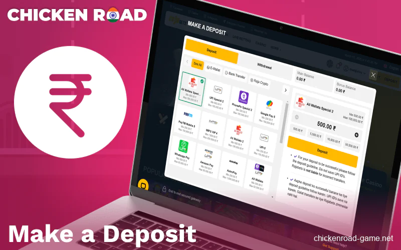 Funding balance in Chicken Road IN
