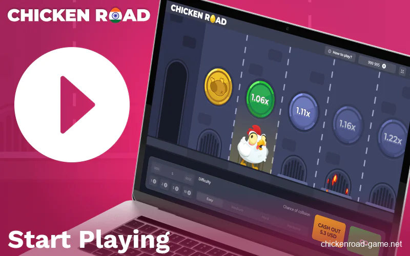 Chicken Road IN gameplay process